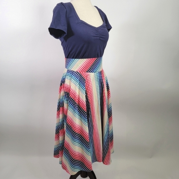 NWOT Voodoo Vixen Rainbow Skirt - Picture 7 of 12